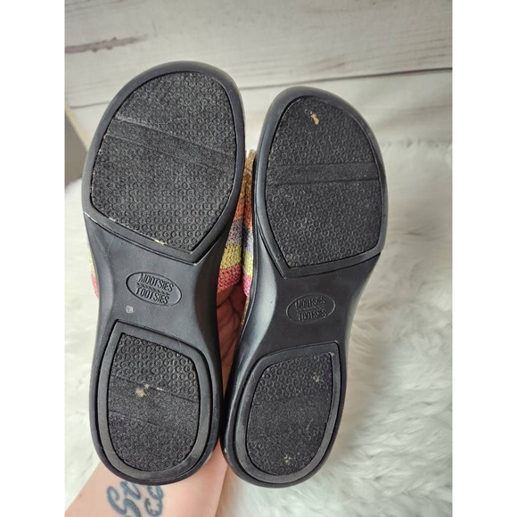 Mootsies Tootsies Womens‎ Moemilia Slides Sandals Multicolor Stripe Woven 7 M - Picture 5 of 6